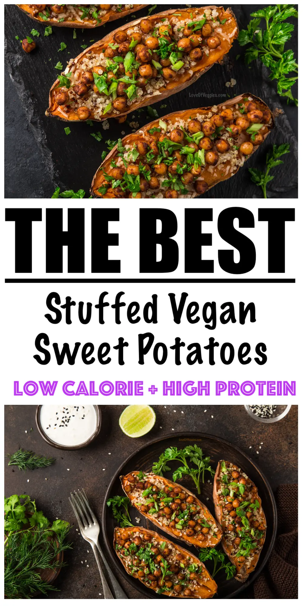 Stuffed Vegan Sweet Potatoes Recipe