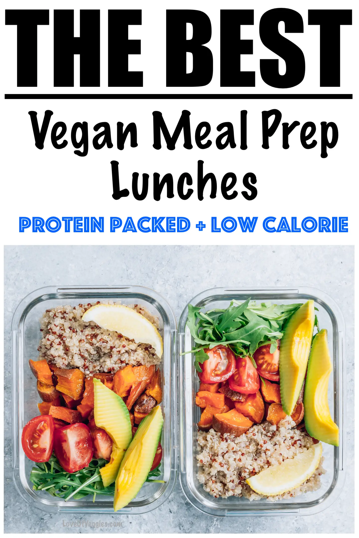 Vegan Meal Prep Lunches