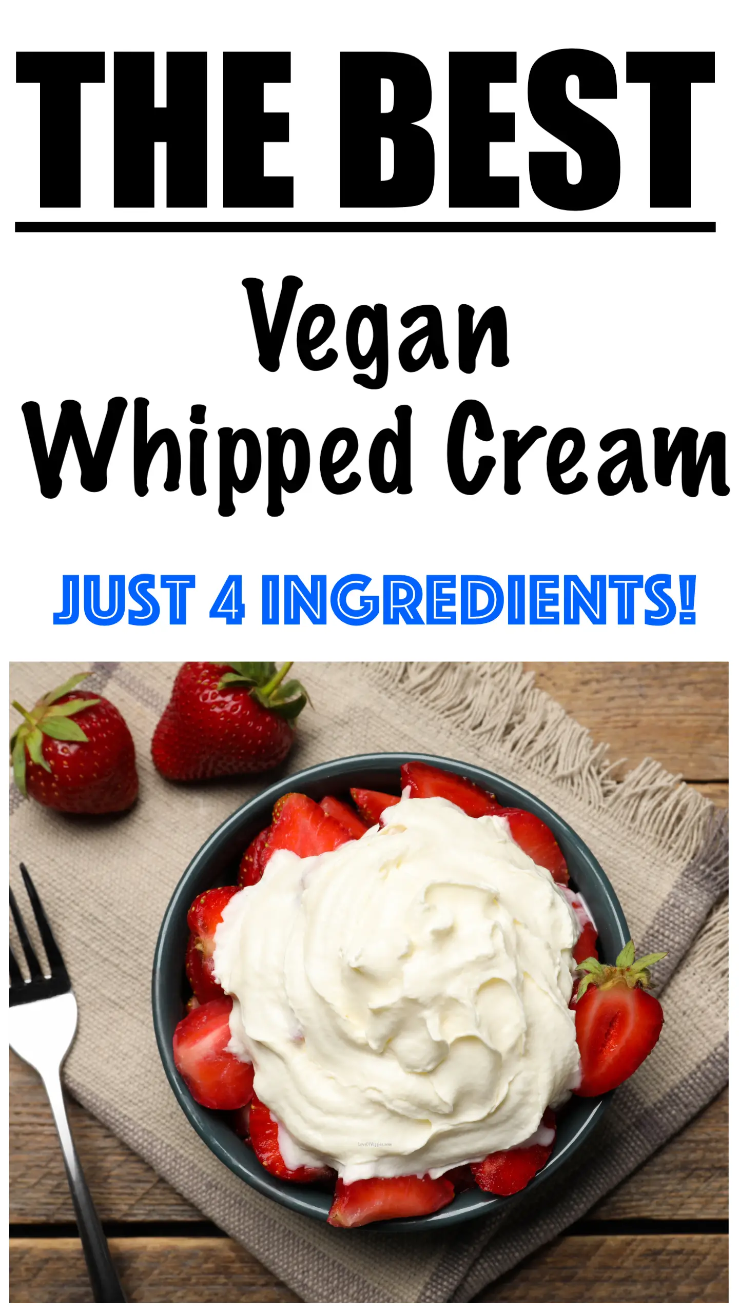 Vegan Whipped Cream Recipe