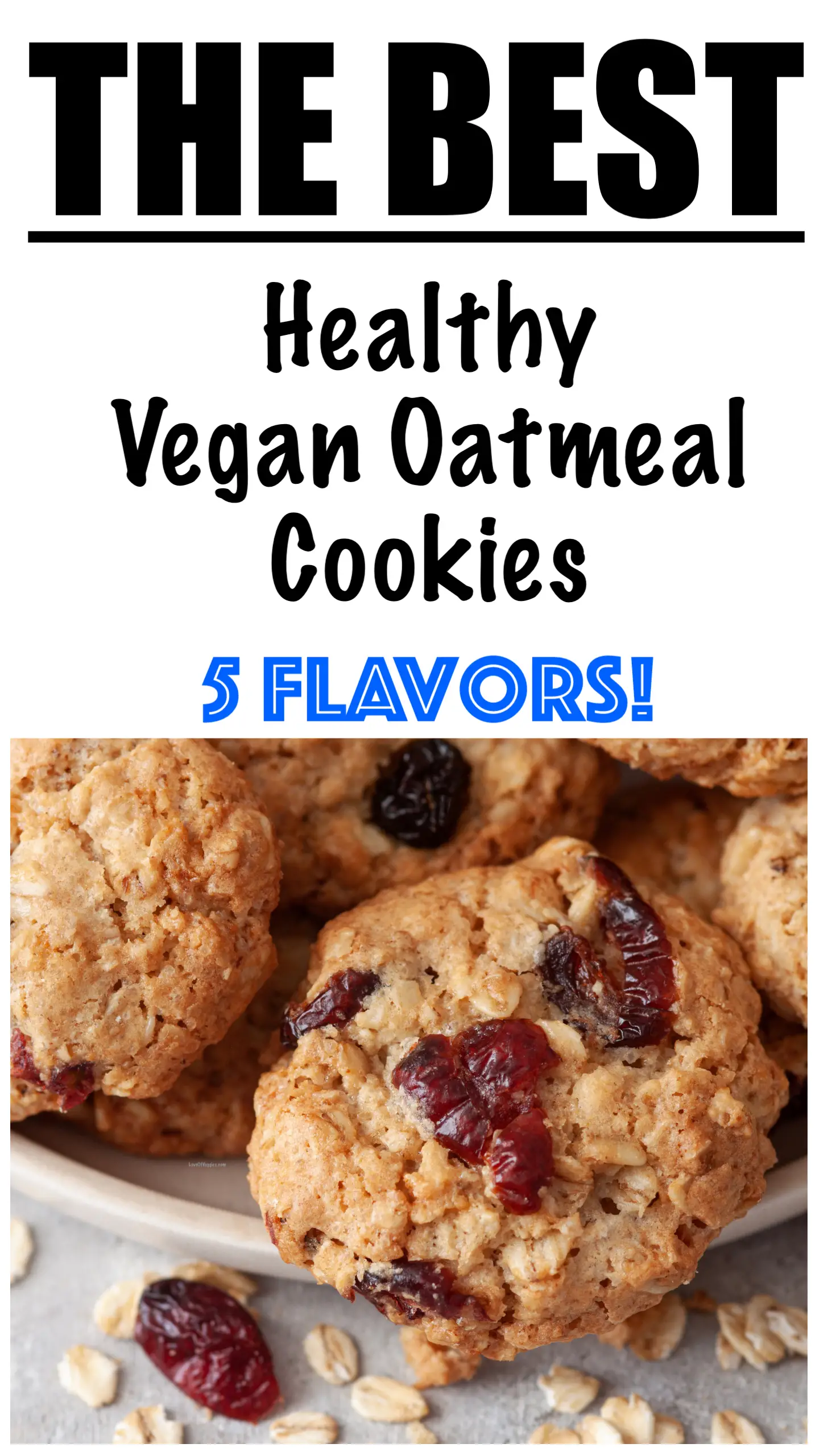Easy Vegan Oatmeal Cookies