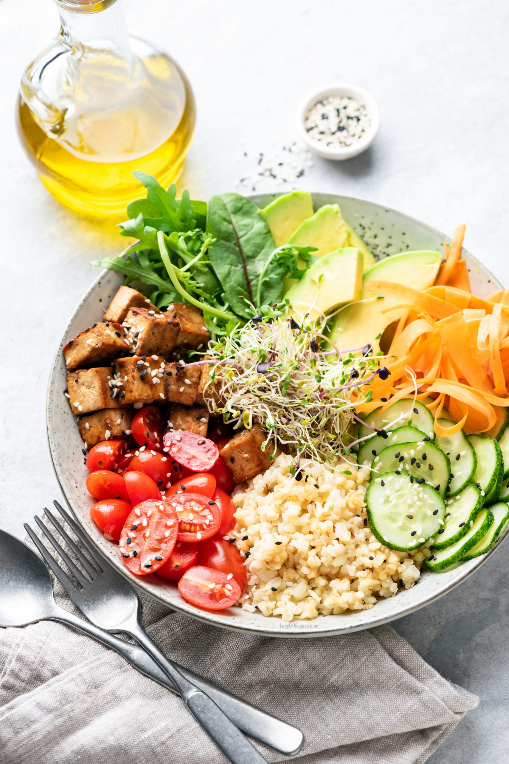 Healthy Vegan Tofu Salad Recipe