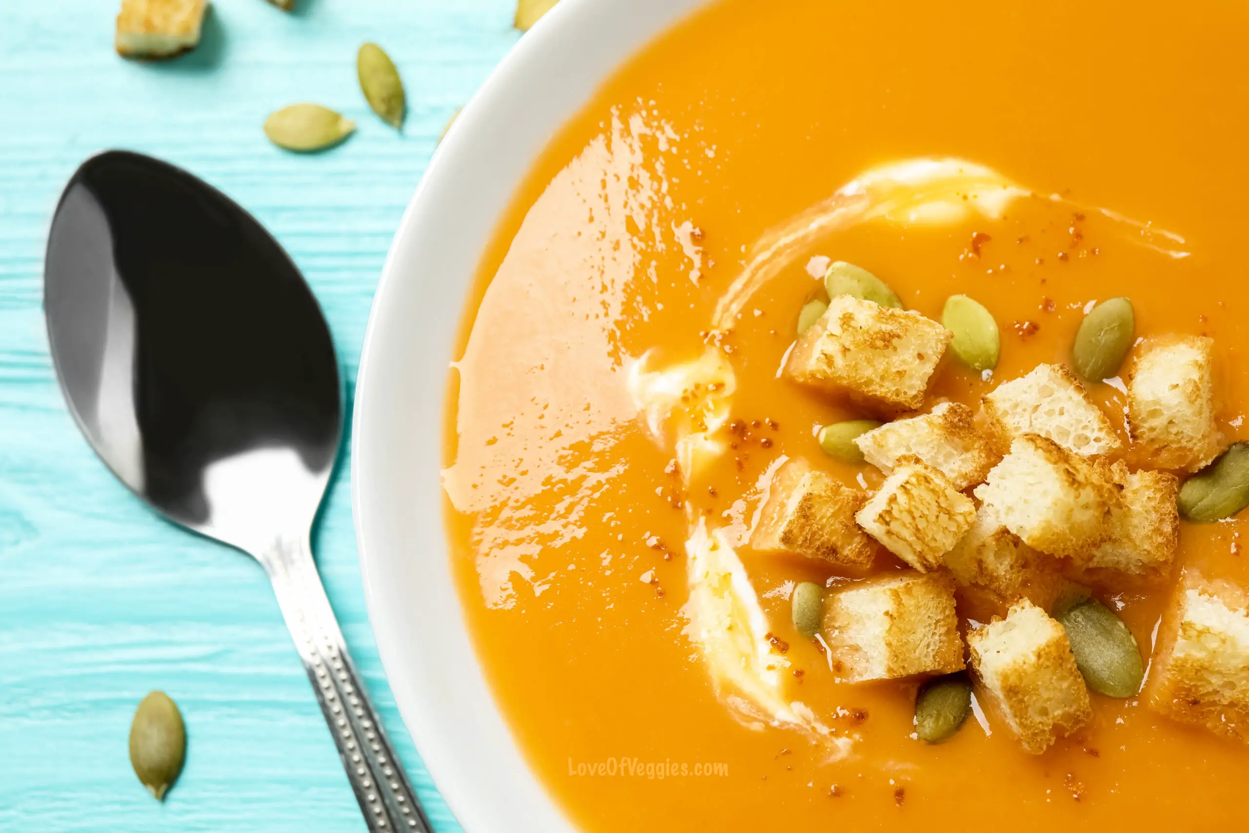 Vegan Butternut Squash Soup + Toppings Guide