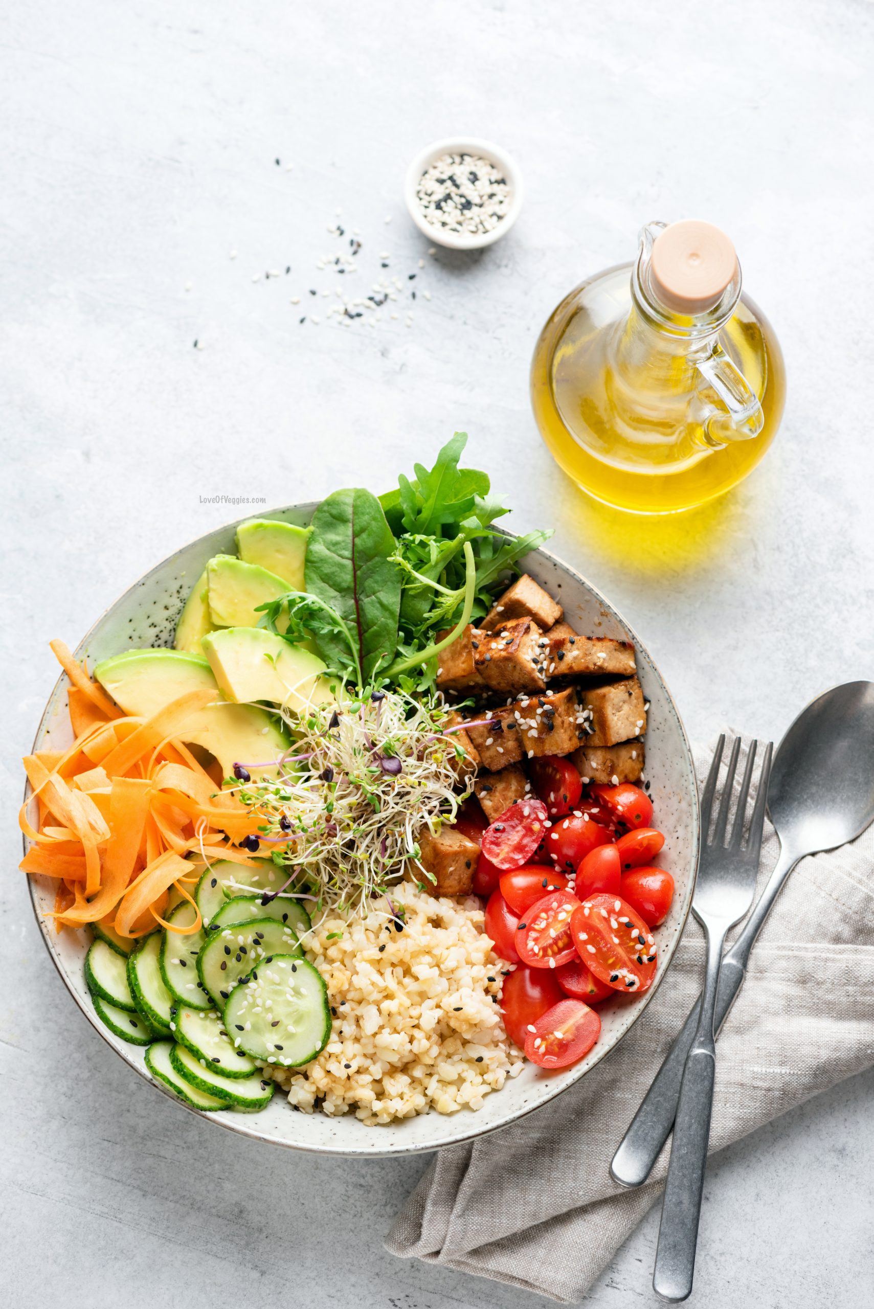 Healthy Vegan Tofu Salad Recipe