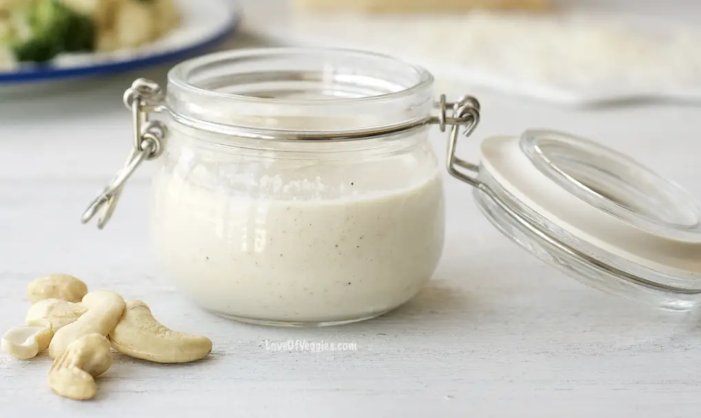 2 Ingredient Cashew Cream Recipe