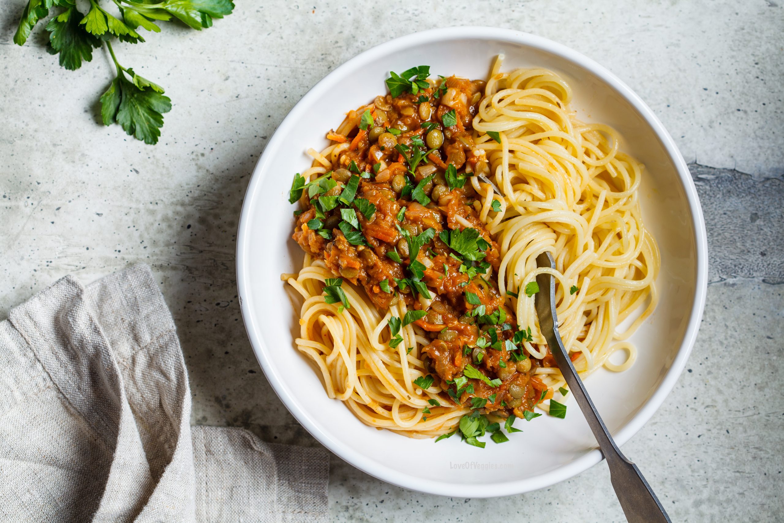 Lentil Bolognese Recipe