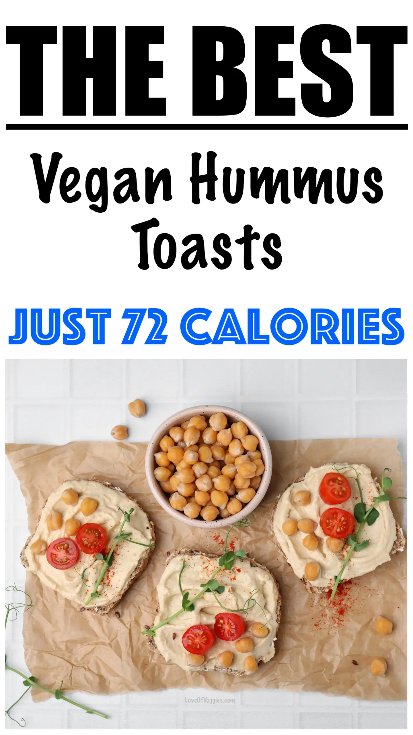 Vegan Hummus Toast Recipe