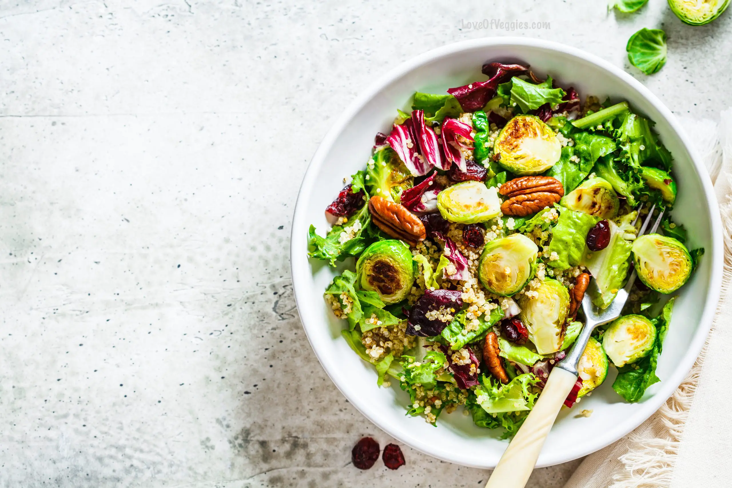 Roasted Brussels Sprouts and Quinoa Salad
