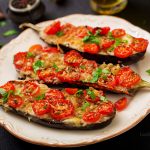 Vegan Stuffed Eggplant Parmesan - Love of Veggies