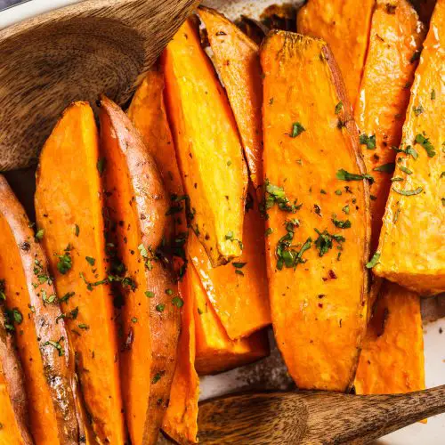 Baked Sweet Potato wedges