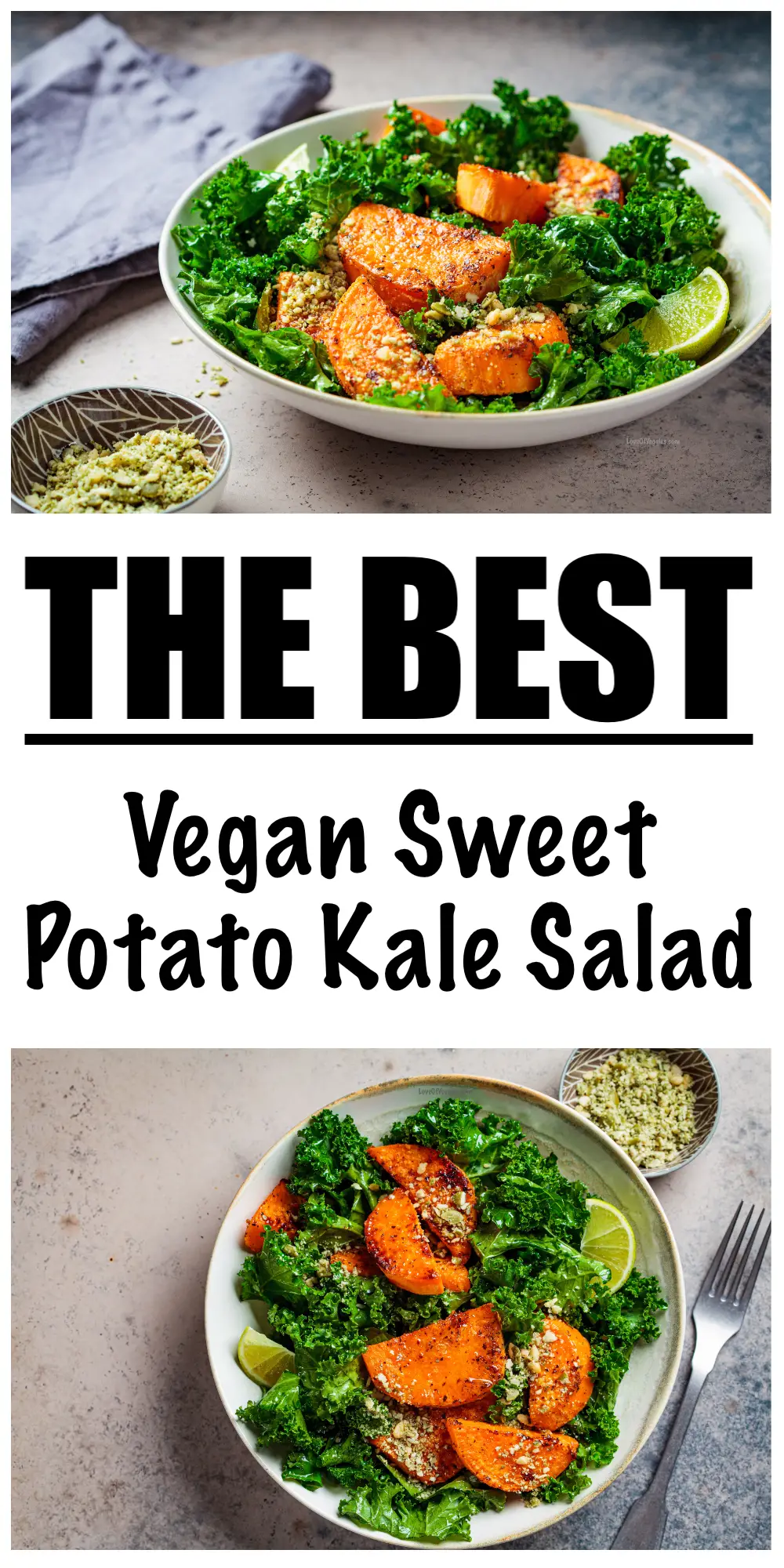 Vegan Sweet Potato Kale Salad